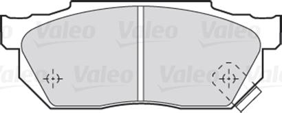 Valeo 301047 - Комплект спирачно феродо, дискови спирачки vvparts.bg