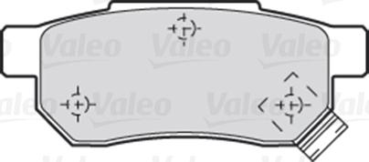 Valeo 301053 - Комплект спирачно феродо, дискови спирачки vvparts.bg