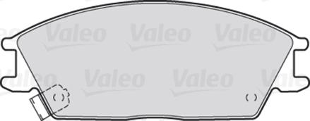 Valeo 301052 - Комплект спирачно феродо, дискови спирачки vvparts.bg