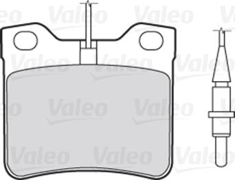 Valeo 301062 - Комплект спирачно феродо, дискови спирачки vvparts.bg