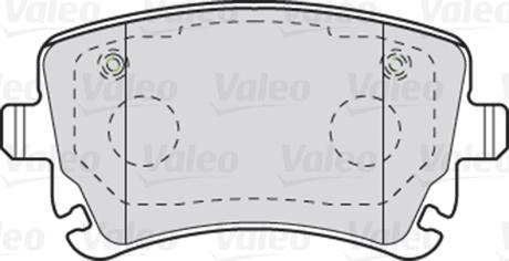 Valeo 301004 - Комплект спирачно феродо, дискови спирачки vvparts.bg