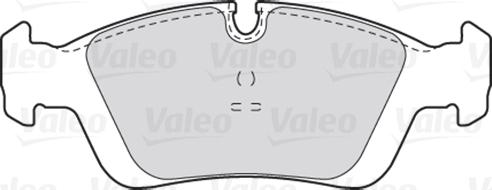 Valeo 301018 - Комплект спирачно феродо, дискови спирачки vvparts.bg