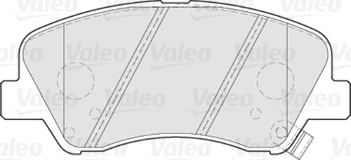 Valeo 301021 - Комплект спирачно феродо, дискови спирачки vvparts.bg