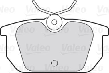 Valeo 301142 - Комплект спирачно феродо, дискови спирачки vvparts.bg