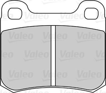 Valeo 301105 - Комплект спирачно феродо, дискови спирачки vvparts.bg