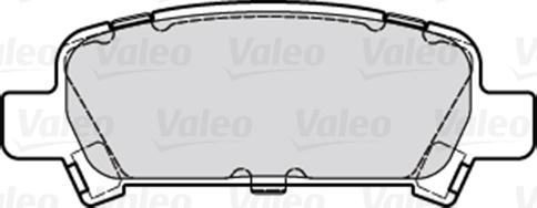 Valeo 301895 - Комплект спирачно феродо, дискови спирачки vvparts.bg
