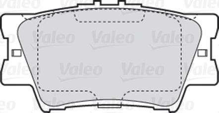 Valeo 301819 - Комплект спирачно феродо, дискови спирачки vvparts.bg