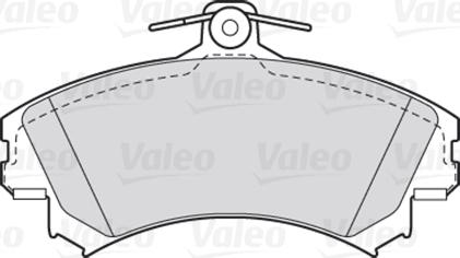 Valeo 301318 - Комплект спирачно феродо, дискови спирачки vvparts.bg