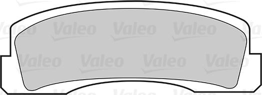 Valeo 301389 - Комплект спирачно феродо, дискови спирачки vvparts.bg