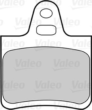 Valeo 301292 - Комплект спирачно феродо, дискови спирачки vvparts.bg