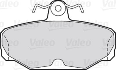 Valeo 301240 - Комплект спирачно феродо, дискови спирачки vvparts.bg