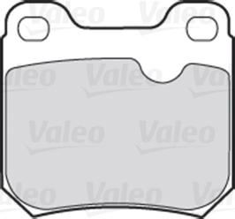 Valeo 301253 - Комплект спирачно феродо, дискови спирачки vvparts.bg