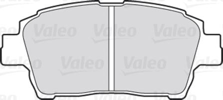 Valeo 301737 - Комплект спирачно феродо, дискови спирачки vvparts.bg