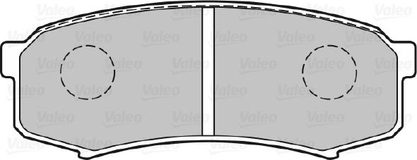 Valeo 301777 - Комплект спирачно феродо, дискови спирачки vvparts.bg