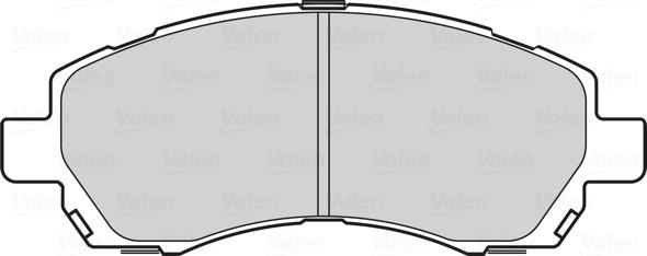 Valeo 302082 - Комплект спирачно феродо, дискови спирачки vvparts.bg