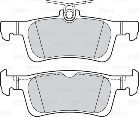 Valeo 302161 - Комплект спирачно феродо, дискови спирачки vvparts.bg