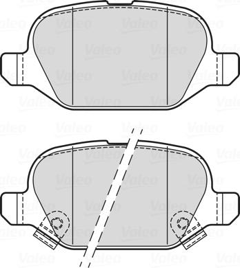 BENDIX 511141 - Комплект спирачно феродо, дискови спирачки vvparts.bg