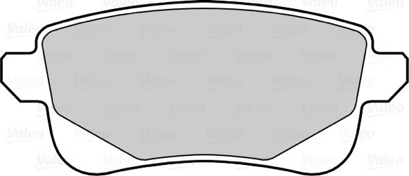 Valeo 302232 - Комплект спирачно феродо, дискови спирачки vvparts.bg