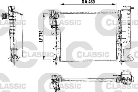 Valeo 316715 - Радиатор, охлаждане на двигателя vvparts.bg