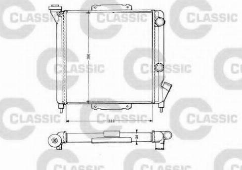 Valeo 383959 - Радиатор, охлаждане на двигателя vvparts.bg