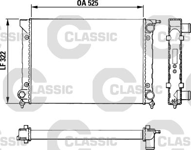 Valeo 383727 - Радиатор, охлаждане на двигателя vvparts.bg