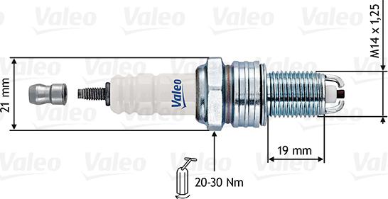 Valeo 246907 - Запалителна свещ vvparts.bg