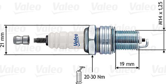 Valeo 246912 - Запалителна свещ vvparts.bg