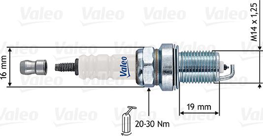 Valeo 246892 - Запалителна свещ vvparts.bg