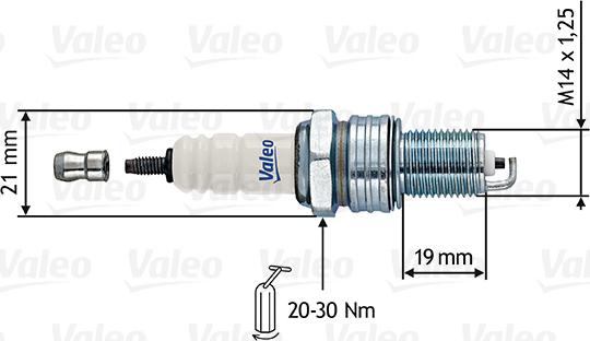 Valeo 246854 - Запалителна свещ vvparts.bg