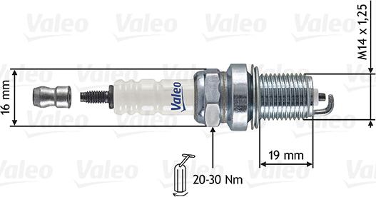 Valeo 246855 - Запалителна свещ vvparts.bg