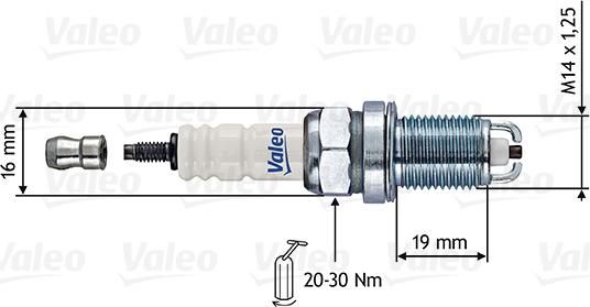 Valeo 246852 - Запалителна свещ vvparts.bg