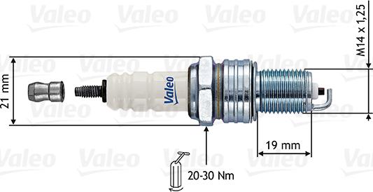 Valeo 246860 - Запалителна свещ vvparts.bg