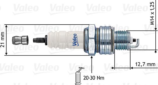 Valeo 246861 - Запалителна свещ vvparts.bg