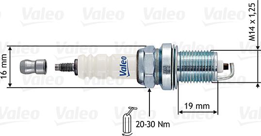 Valeo 246884 - Запалителна свещ vvparts.bg