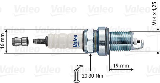 Valeo 246872 - Запалителна свещ vvparts.bg