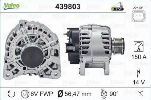 Valeo 2542749 - Генератор vvparts.bg