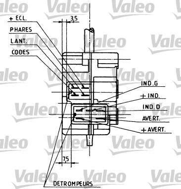 Valeo 251105 - Управляващо у-во, ключове зад волана vvparts.bg