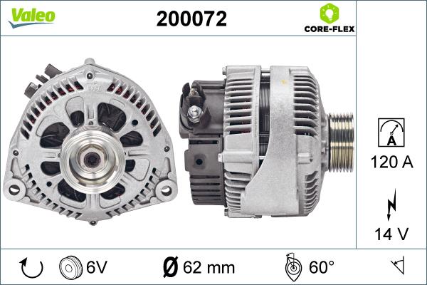 Valeo 200072 - Задни светлини vvparts.bg