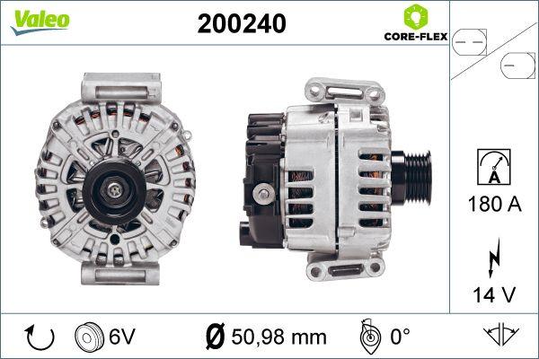 Valeo 200240 - Генератор vvparts.bg