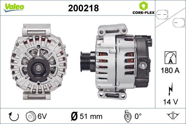 Valeo 200218 - Генератор vvparts.bg