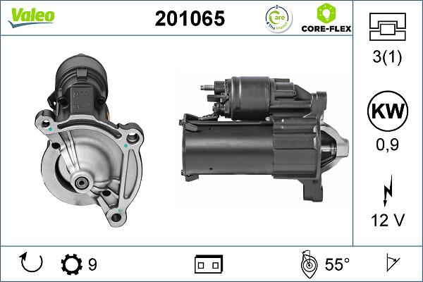 Valeo 201065 - Стартер vvparts.bg