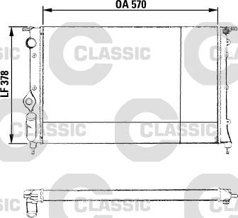 Valeo 230551 - Радиатор, охлаждане на двигателя vvparts.bg