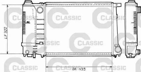 Ava Quality Cooling BWA2135 - Радиатор, охлаждане на двигателя vvparts.bg