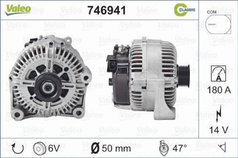 Valeo 746941 - Генератор vvparts.bg