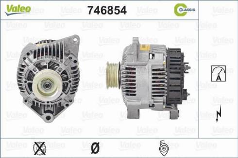 Valeo 746854 - Генератор vvparts.bg