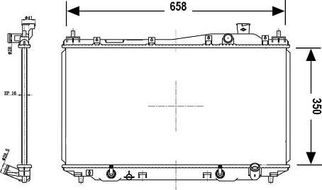 Valeo 700770 - Радиатор, охлаждане на двигателя vvparts.bg