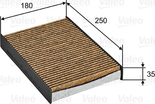 Valeo 701032 - Филтър купе (поленов филтър) vvparts.bg