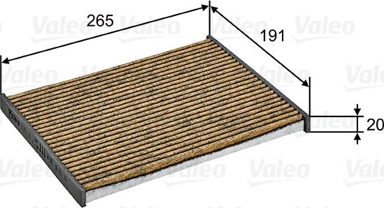 Valeo 701028 - Филтър купе (поленов филтър) vvparts.bg