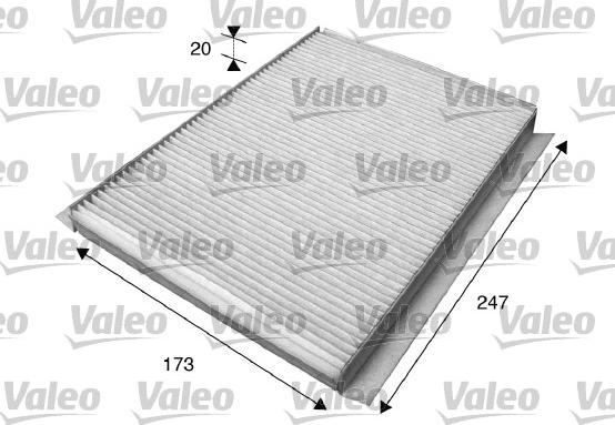 Valeo 715596 - Филтър купе (поленов филтър) vvparts.bg