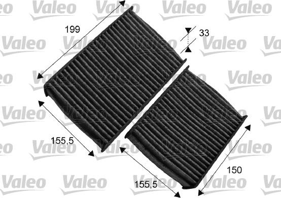 Valeo 715557 - Филтър купе (поленов филтър) vvparts.bg